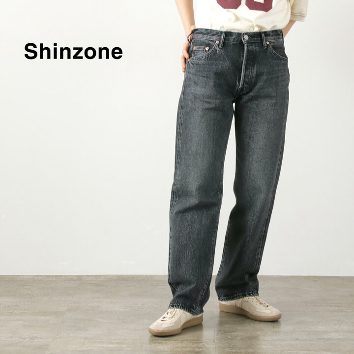 楽天市場】SHINZONE（シンゾーン） オーディナリー ジーンズ ブラック 