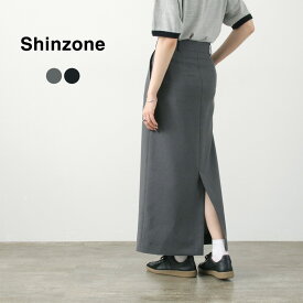 SHINZONE（シンゾーン） クライスラー スカート / ロング スリット レディース きれいめ 無地 日本製 24SMSSK02 CHRYSLER SKIRT