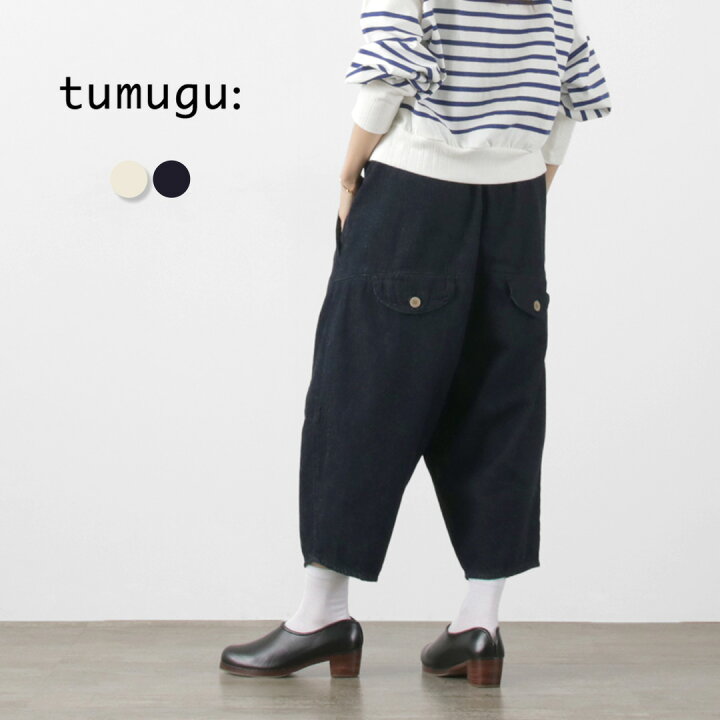 楽天市場】TUMUGU（ツムグ） 9.5oz コットンリネン デニム ティンカー 