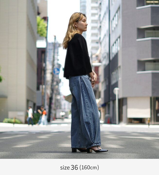 楽天市場】【10％OFFクーポン対象】YENN（イェン） サイドプリーツ  