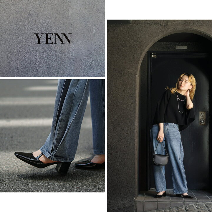 楽天市場】【10％OFFクーポン対象】YENN（イェン） サイドプリーツ  