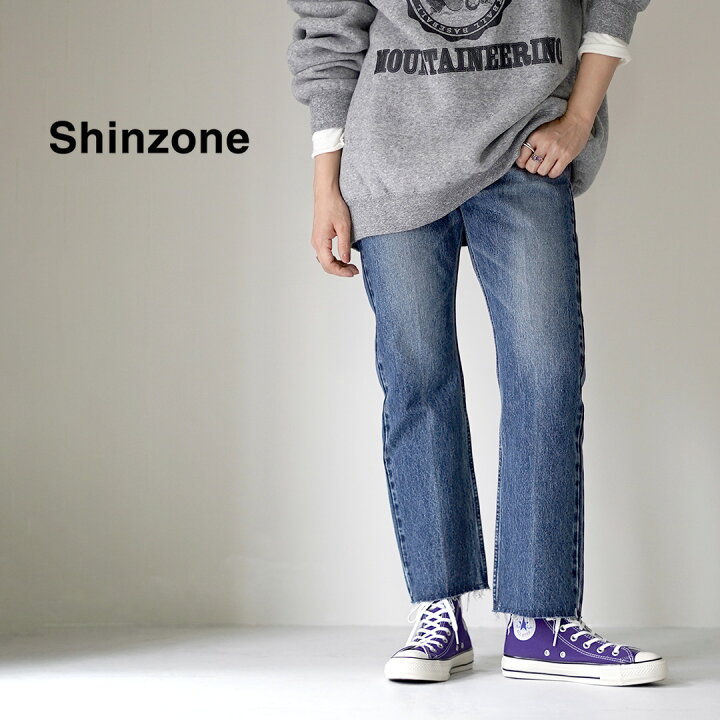 楽天市場】SHINZONE（シンゾーン） カットオフデニム 24AMSPA04  