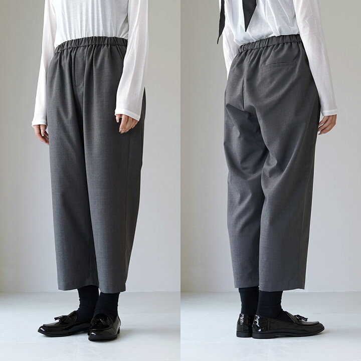 楽天市場】mizuiro ind（ミズイロインド） T/W タックイージーパンツ  