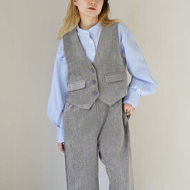 【30％OFF】CYAN TOKYO（シアン トーキョー） スラブモール コンビベスト サロペット / レディース パンツ オーバーオール フォーマル オケージョン【セール】
