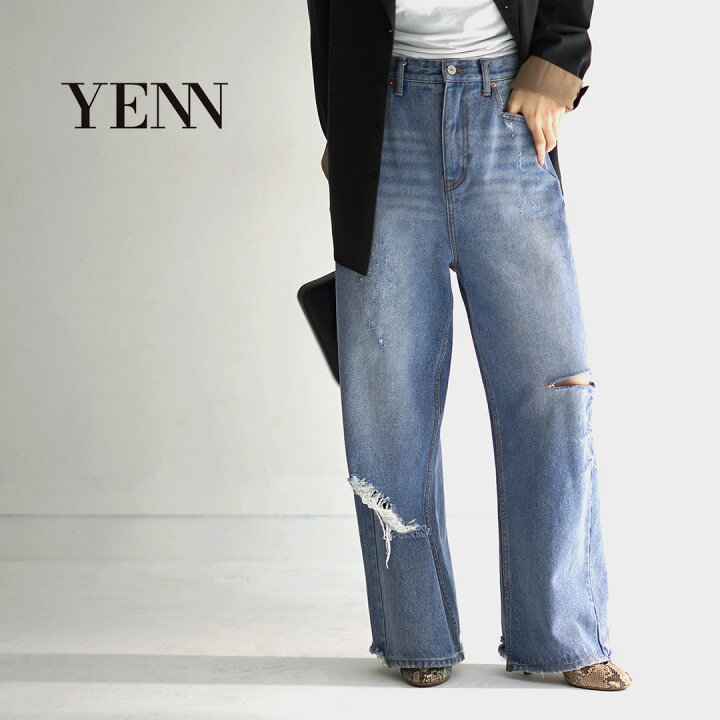 楽天市場】【10％OFFクーポン対象】YENN（イェン） ハイダメージ  