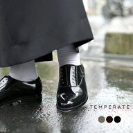 TEMPERATE（テンパレイト） レインシューズ スタッズ マニッシュシューズ OMBRE / レディース 靴 レイン…