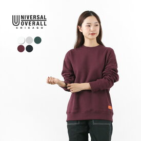 【30％OFF】UNIVERSAL OVERALL（ユニバーサルオーバーオール） 30/7 TC スウェット シャツ レディース 長袖 裏起毛 厚手 大きいサイズ プルオーバー パーカー トレーナー 暖かい 30/7 TC SWEAT SHIRT【セール】