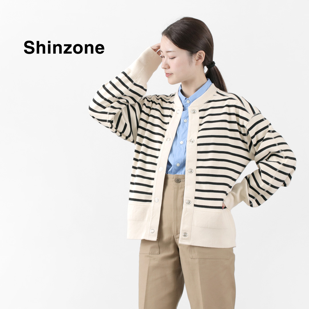 楽天市場】SHINZONE（シンゾーン） ボーダー ケープリンカーディガン