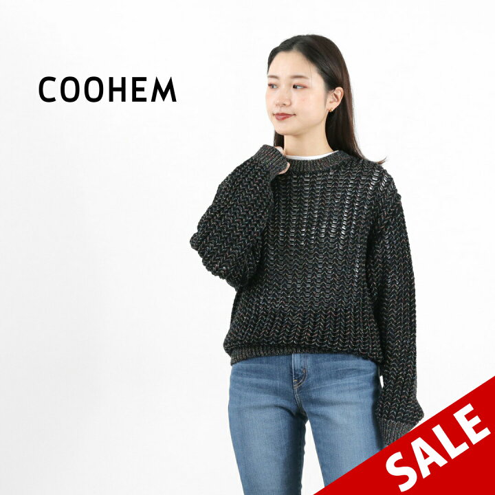 楽天市場】【40％OFF】COOHEM（コーヘン） ネップカラー ニットプル  