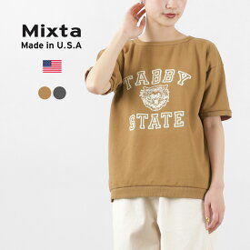 【20％OFF】MIXTA（ミクスタ） ヴィンテージ プリント 半袖 スウェット / タビー ステイト メンズ レディース ユニセックス ヴィンテージ風 アメリカ製 裏起毛 TABBY STATE S/S SWEAT【セール】