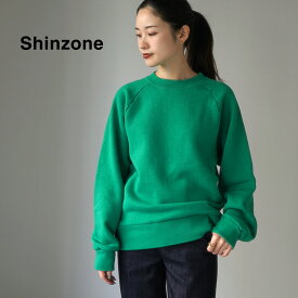 SHINZONE（シンゾーン） コモンスウェット / レディース トップス プルオーバー トレーナー 長袖 裏起毛 暖かい 日本製 22AMSCU01 22AMSCU02 COMMON SWEAT