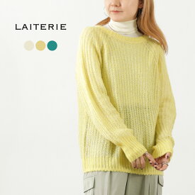 LAITERIE（レイトリー） MIXアルパカウール プルオーバー / レディース トップス ニット 長袖 無地