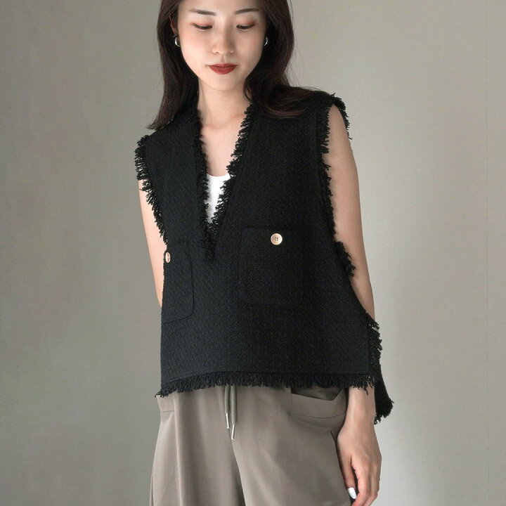 OHGA オーガ TWEED VEST ツィードベスト こそげ