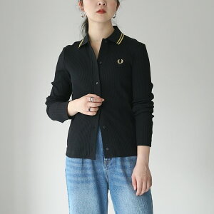 FRED PERRY�i�t���b�h�y���[�j �����O�X���[�u ���u�|���V���c �J�[�f�B�K�� / ���f�B�[�X