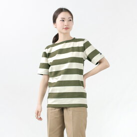 【30％OFF】TIEASY（ティージー） HDCS ボートネック S/S ワイドボーダー バスクシャツ 半袖 レディース ユニセックス Tシャツ コットン ボートネック BOATNECK S/S WIDE BORDER BASQUE SHIRT【セール】