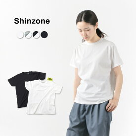 SHINZONE（シンゾーン） 2パック Tシャツ クルーネック 半袖 無地 2枚組 2枚入り セット レディース 日本製 20SMSCU66 PACK TEE / mtd