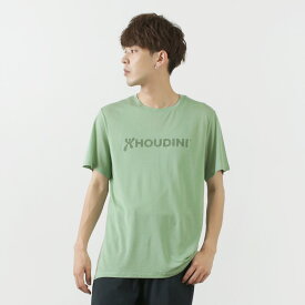 HOUDINI（フディーニ/フーディニ） ツリーTEE ドローイング ロゴ ウッドパルプ Tシャツ レディース ユニセックス スポーツウェア アウトドア 速乾 限定モデル Ms Tree Tee Drawing Logo