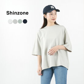SHINZONE（シンゾーン） スマートTシャツ / レディース カットソー 半袖 5分丈 綿100% 無地 21SMSCU04 SMART TEE SHIRT