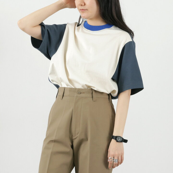 楽天市場】【20％OFF】COOHEM（コーヘン） ニットサイドライン Tシャツ 