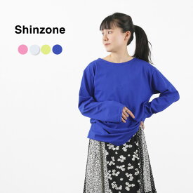 【30％OFFクーポン対象】SHINZONE（シンゾーン） カラーロングスリーブTEE / レディース Tシャツ ロンT 長袖 クルーネック 無地 22MMSCU01 COLOR LONG TEE