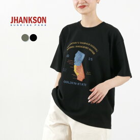 【期間限定20％OFF】JHANKSON（ジャンクソン） カルフォルニア マップ ショートスリーブ Tシャツ / メンズ レディース ユニセックス 半袖 プリント アメカジ MLB 野球 ベースボール 綿100％ コットン / es1 / pl2