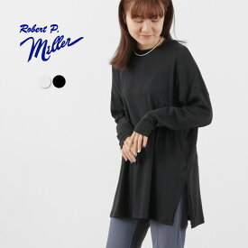 MILLER（ミラー） シアー パネルリブ クルー ロングスリーブ TEE / レディース Tシャツ 長袖 綿 コットン インナー Sheer Prib Crew L/S Tee