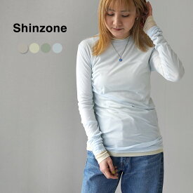 SHINZONE（シンゾーン） シアー L/S TEE / レディース トップス Tシャツ カットソー 長袖 シースルー 日本製 24SMSCU04 SHEER LONG TEE