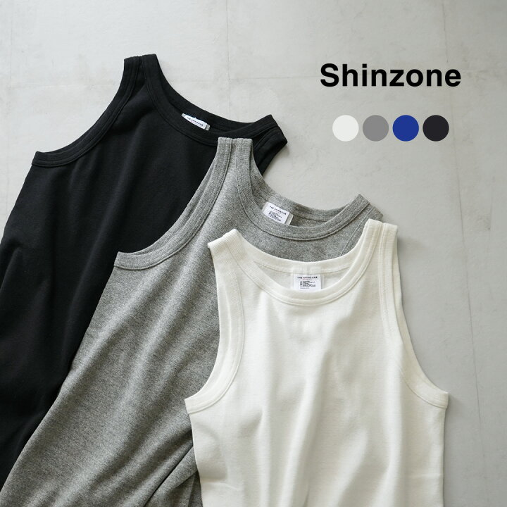 楽天市場】SHINZONE（シンゾーン） サーキュラーリブタンクトップ 