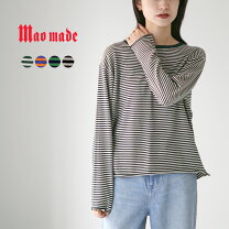 楽天市場】mao made (マオ メイド）（柄ボーダー）（Tシャツ  