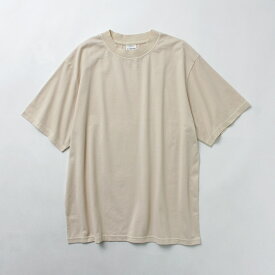 YONETOMI NEW BASIC（ヨネトミニューベーシック） ガーメントダイ パックTシャツ / メンズ レディース ユニセックス 半袖 綿100％ コットン 無地 シンプル 日本製 Yonetomi NEW BASIC GARMENT DYE T-SHIRT