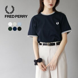 FRED PERRY（フレッドペリー） M1588 TWIN TIPPED Tシャツ / レディース トップス カットソー 半袖 M1588_TWIN TIPPED T-SHIRT