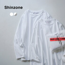 【動画あり】SHINZONE（シンゾーン） パック ロングスリーブTシャツ 24AMSCU04 / レディース カットソー 長袖 2枚組 日本製 PACK LONG SLEEVE TEE / szes