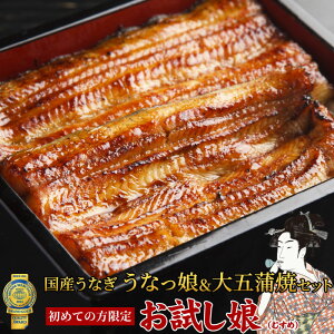 うなぎ蒲焼お試し娘(おためしむすめ)うなっ娘&大五蒲焼きお試しセット