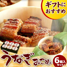 冬ギフト おこわ 国産 うなぎおこわセット（6個入り） うなぎ 鰻 ギフト 食べ物 プレゼント ウナギ グルメ 誕生日 お祝い 内祝い 結婚祝い 出産祝い 結婚内祝い 出産内祝い 冷凍 食べ物 食品 送料無料