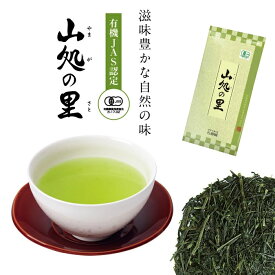 お茶 日本茶 国産 有機 茶葉 煎茶 平袋 静岡 1番茶 佐藤園【有機JAS認定】 山処の里 平袋 100g