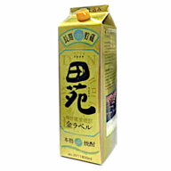 【1ケース】田苑　金ラベル　麦　20度　1.8Lパック　6本入