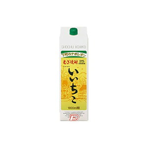 【送料無料1ケース】いいちこ 麦 25度 三和酒類 1.8L(1800ml) パック 6本入り