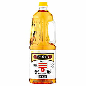 【送料無料1ケース】米酢 （業務用） ミツカン 1.8L （1800ml） ペット 6本入★一部、北海道、沖縄のみ別途送料が必要となる場合があります