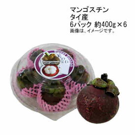 【送料無料】マンゴスチン タイ産 6パック (1パック約400g）