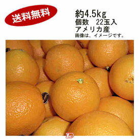 【送料無料】予約　2月上旬以降発送　ピュアスぺクトオレンジ　アメリカ産　約4.5kg　個数　22玉入★一部、北海道、沖縄のみ別途送料が必要となる場合があります