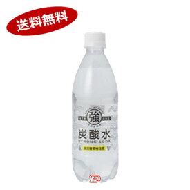 【送料無料2ケース】強炭酸水　友桝飲料　500mlペット　24本×2★北海道、沖縄のみ別途送料が必要となります