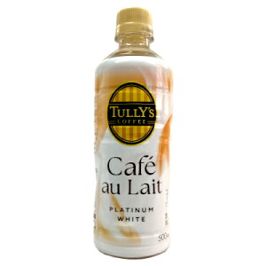 �ɓ��� TULLY'S COFFEE �v���`�i�z���C�g �J�t�F�I�� 500ml×24�{ PET