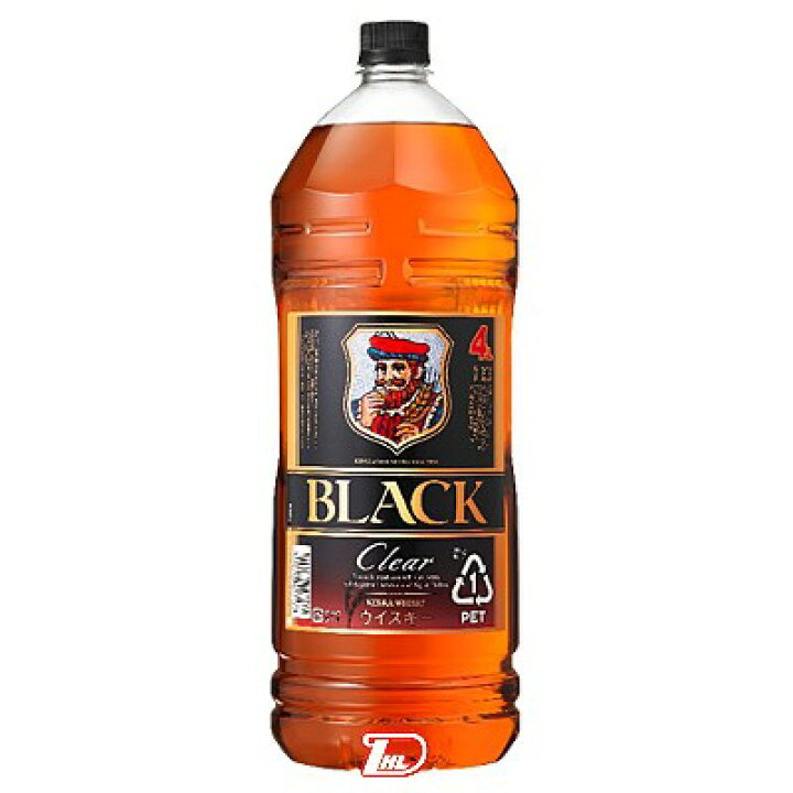 楽天市場】【1ケース】ブラックニッカ クリアブレンド 37度 アサヒ 4L 
