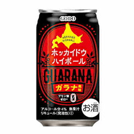 【1ケース】ホッカイドー　ハイボール　ガラナ風味　合同酒精　350ml　缶　24本入