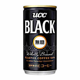 【2ケース】ブラック　無糖　UCC　185g　缶　30本入×2
