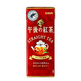 【2ケース】午後の紅茶　ストレートティー　250ml　紙パック　LLスリム　24本入×2