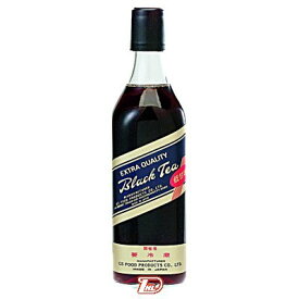 【1ケース】GSブラックティー 低甘味 ジーエスフード 500ml 瓶 12本入