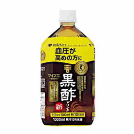 【2ケース】マインズ　黒酢ドリンク　ミツカン　1L(1000ml)ペット　6本×2