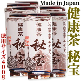 29種類の野草 健康茶「秘宝」400g 得用サイズ×12袋【製造　ピノア（大分県）秘宝茶】