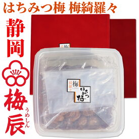 はちみつ梅 梅綺羅々 700g×2箱　 粒　最高品質 紀州南高梅　はちみつ　梅干し 塩分8％　樹上で熟成させた皮が薄くふっくら柔らかな果肉が特徴の贅沢な梅干　梅辰株式会社 梅干し 梅干 うめぼし うめ ウメ 梅 南高梅 はちみつ梅 人気 高評価 お茶うけ お歳暮 プレゼント